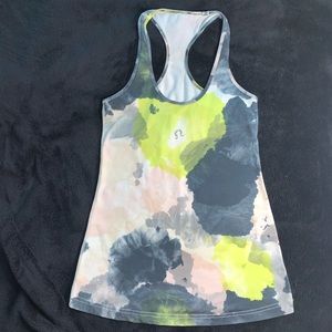 Lululemon Cool Racerback tie dye tank top
